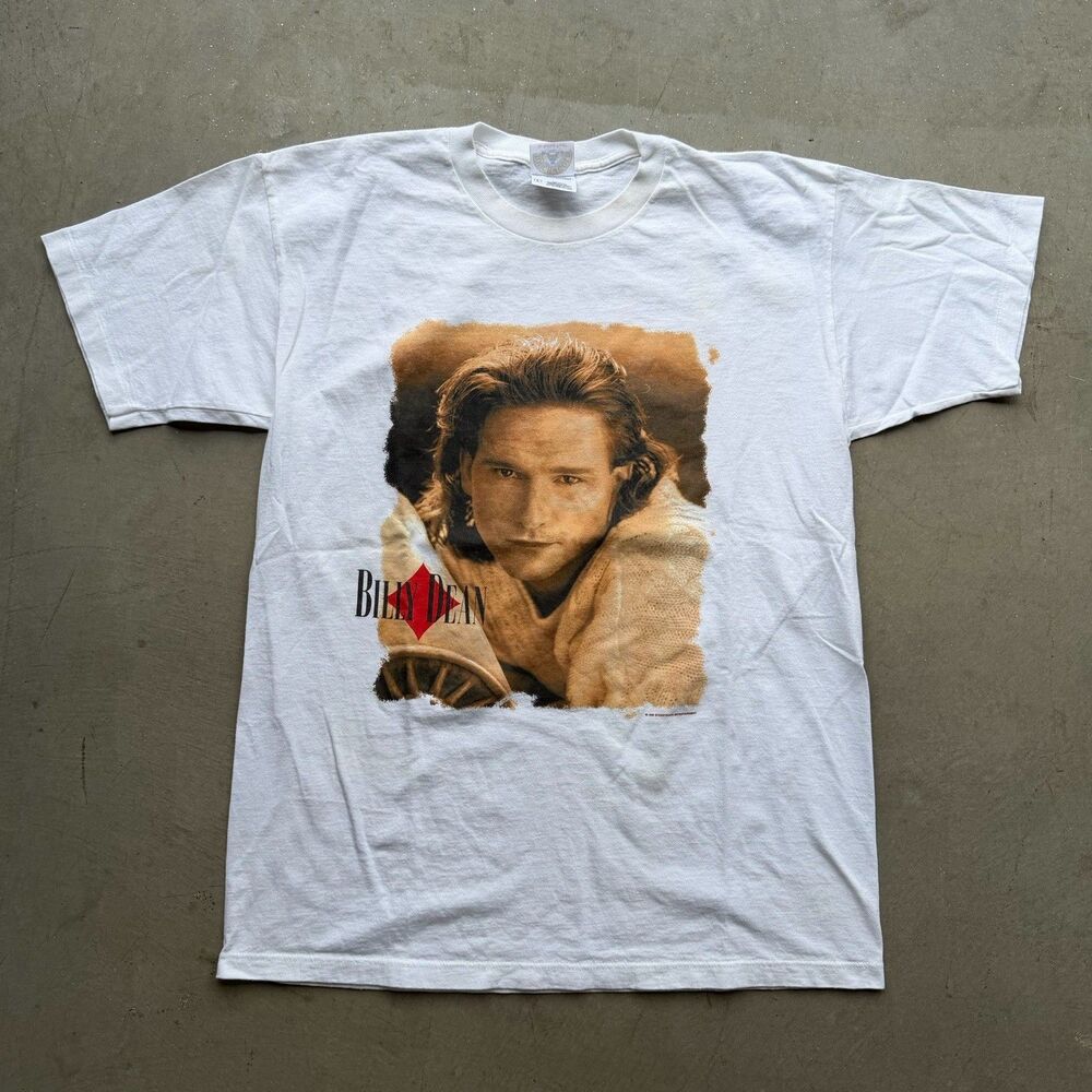 Billy Dean What I Do Country Music Band Artist Music Shirt USA Mens L VTG 1996